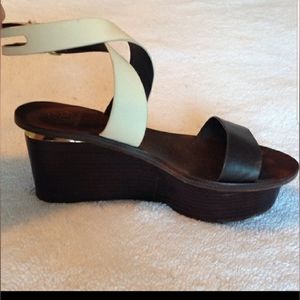 Tory Burch Miro Platform Wedge Size 8